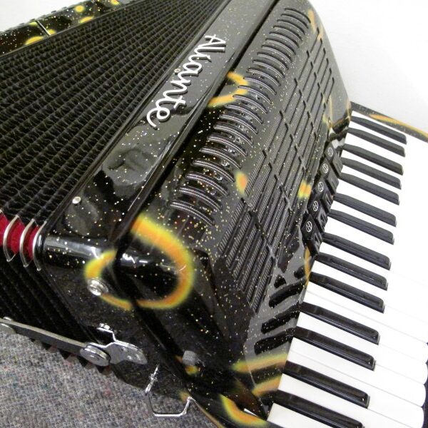 Aliante 3 voice 34-72 decorated piano accordion
