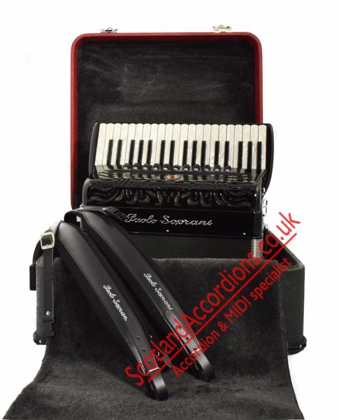 Paolo Soprani Super 37 key 96 bass 4 voice Tone Chamber accordion