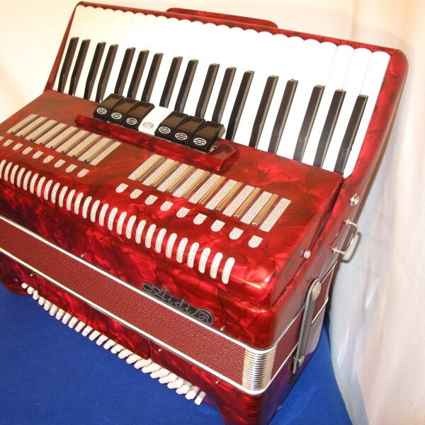 Aidi 3 voice 41-120 red piano accordion